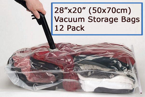  12Pack Jumbo Vacuum Storage Bags, Space Saver Bag for