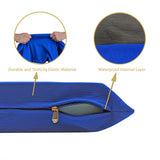 6 Ft Foldable Memory Foam Nap Pad with Elastic Waterproof Covers