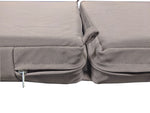 6 Ft Foldable Memory Foam Nap Pad with Elastic Waterproof Covers