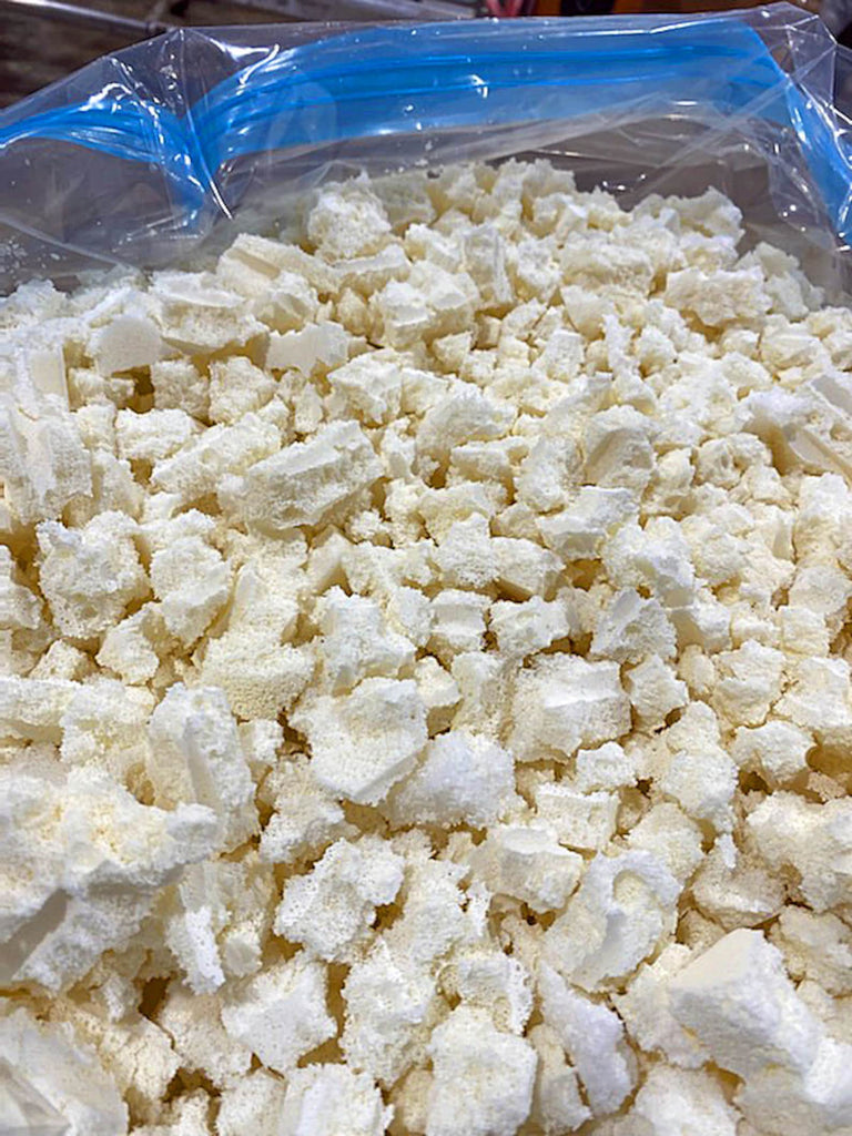 Shredded deals latex foam