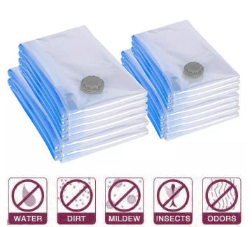 Value Pack Vacuum Storage Bags Medium, Large, XL and Jumbo Sizes